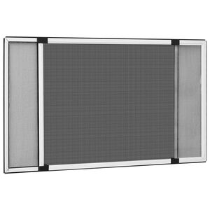 vidaXL Teleskop-Fliegengitter f&uuml;r Fenster Wei&szlig; (100-193)x75 cm