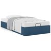 vidaXL Ottoman-Bett ohne Matratze Blau 90x200 cm Stoff