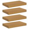 vidaXL Wandregal 4 stk. Beige 40 x 23,5 x 3,8 cm Holzwerkstoff