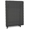 vidaXL Klapptisch Schwarz 45x35x32 cm Poly Rattan