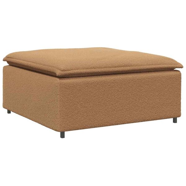 vidaXL Modulares Sofa Fußhocker-Modul Beige 100x100x48 cm