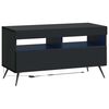 vidaXL LED-TV-Schrank Schwarz Holzwerkstoff
