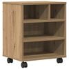 vidaXL Druckerst&auml;nder Artisan-Eiche 41 x 32 x 48 cm Holzwerkstoff