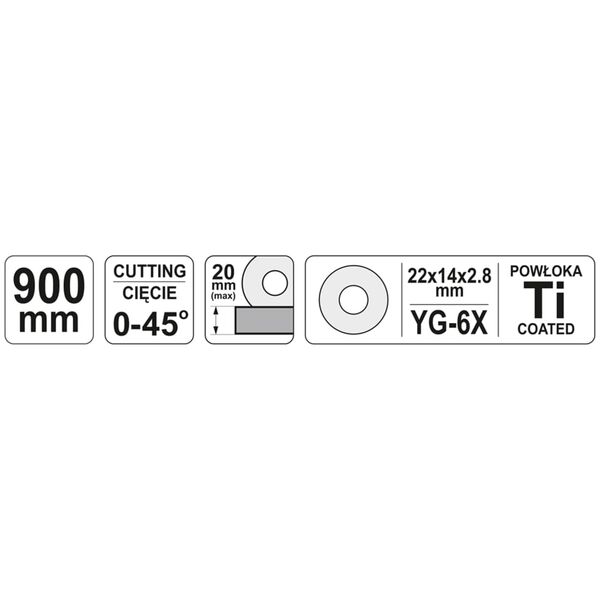YATO Fliesenschneider 900 mm Stahl