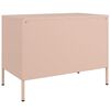 vidaXL TV-Schrank Rosa 68x39x50,5 cm Stahl