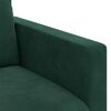 vidaXL Sofa 2 pcs Dunkelgr&uuml;n