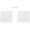 vidaXL Sideboard Weiß 160x36x75 cm Holzwerkstoff