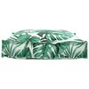 vidaXL Kissen Blatt Blattmuster 70 x 70 x 12 cm Oxford-Stoff