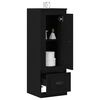 vidaXL Highboard Schwarz Eichen-Optik 36 x 35.5 x 103.5 cm