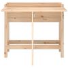 vidaXL Pflanzkübel mit Klapptisch Massivholz Kiefer