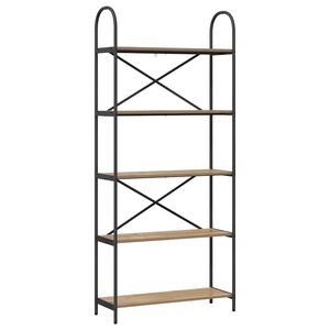 vidaXL B&uuml;cherregal Artisan-Eiche 80 x 30 x 183 cm Holzwerkstoff