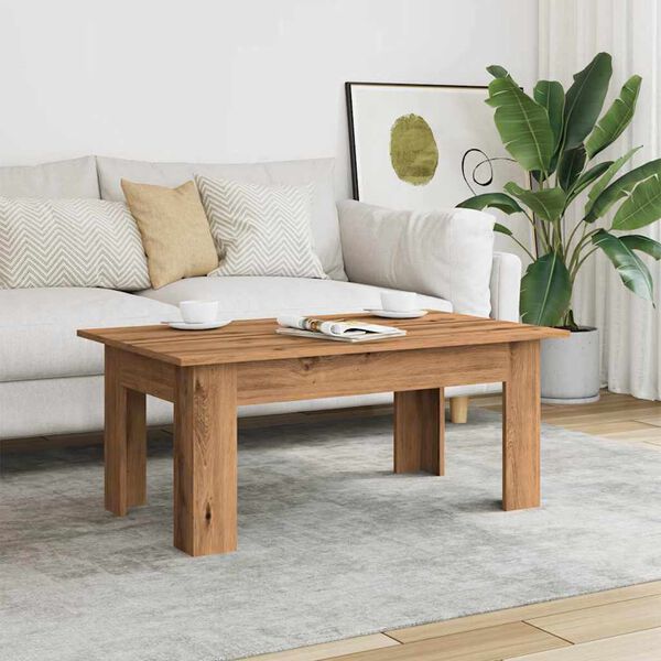 vidaXL Couchtisch Artisan-Eiche 100x60x42 cm Holzwerkstoff