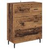 vidaXL Highboard mit Schubladen 2 pcs Altholz Holzwerkstoff