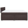 vidaXL Boxspringbett mit Matratze Dunkelbraun 180x200 cm Stoff