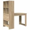 vidaXL Schreibtisch Sonoma-Eiche 122 x 67 x 145 cm Holzwerkstoff