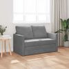 vidaXL Bodensofa mit Schlaffunktion Dunkelgrau 122x204x55 cm Samt