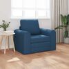 vidaXL Schlafsofa Blau 98 x 71 x 83 cm Stoff