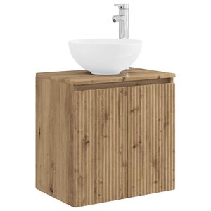 vidaXL Wandmontierte Waschtisch Artisan-Eiche 49,5 x 41 x 64,5 cm