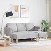 vidaXL Sofa Set mit Kissen 2 pcs Wolkengrau Polyester