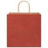 vidaXL Papiertragetaschen 250 Stk. mit Henkeln Rot 26x17x25 cm
