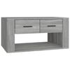 vidaXL Couchtisch Grau Sonoma 80x50x40 cm Holzwerkstoff