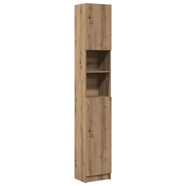 vidaXL Badezimmerschrank Artisan Oak 32x25,5x190 cm Holzwerkstoff