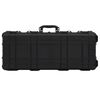 vidaXL Flugkoffer mit Rollen Schwarz 96x42x16 cm PP