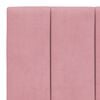 vidaXL Bettgestell mit LED ohne Matratze "Hanko" Rosa 100x200 cm Samt