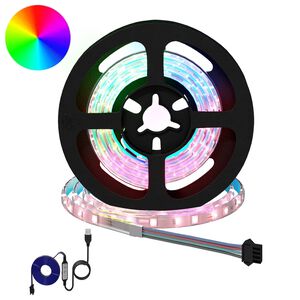 vidaXL LED-Streifen 2 stk. Schwarz und Transparent