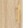 vidaXL Highboard Sonoma-Eiche 34,5x34x180 cm Holzwerkstoff