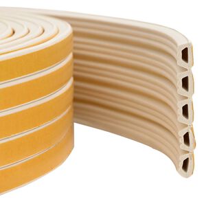 vidaXL Selbstklebende Fensterdichtung Wei&szlig; 10 x 6 mm 12 m