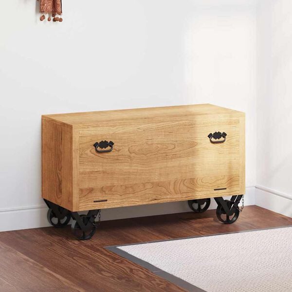 vidaXL Schuhschrank 86 x 35 x 55 cm Massivholz Mango