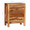 vidaXL Nachttisch mit 2 Schubladen Massivholz Akazie