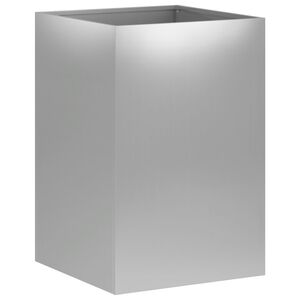 vidaXL Garten-Pflanzgef&auml;&szlig; Silber 40 x 40 x 60 cm Verzinkter Stahl