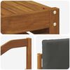 vidaXL Ecksofa Set 8 pcs Natur und Anthrazit Massivholz Akazie