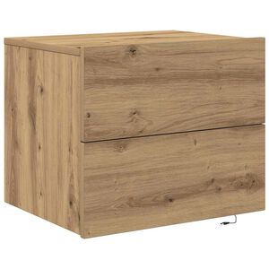 vidaXL Nachttisch Artisan-Eiche 50 x 39 x 41 cm Holzwerkstoff