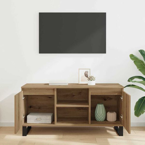 vidaXL TV-Schr&auml;nk Artisan-Eiche 104 x 35 x 50 cm Holzwerkstoff