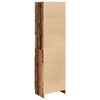 vidaXL Highboard Altholz-Optik 50x35x180 cm Holzwerkstoff