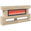 vidaXL Elektrokamin Sonoma 150 x 21 x 77 cm Holzwerkstoff