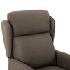 vidaXL Massagesessel Taupe Stoff