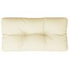 vidaXL Palettenkissen Creme 70x40x12 cm Stoff