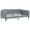vidaXL Tagesbett Hellgrau 100x200 cm Stoff