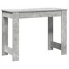 vidaXL Schreibtisch Betongrau 100x45x75 cm Holzwerkstoff