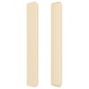 vidaXL Kopfteil mit Ohren Creme 103x16x118/128 cm Stoff