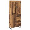 vidaXL Highboard Altholz 69,5 x 34 x 180 cm Holzwerkstoff