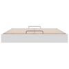 vidaXL Ottoman-Bett ohne Matratze Weiß 200x200 cm Kunstleder