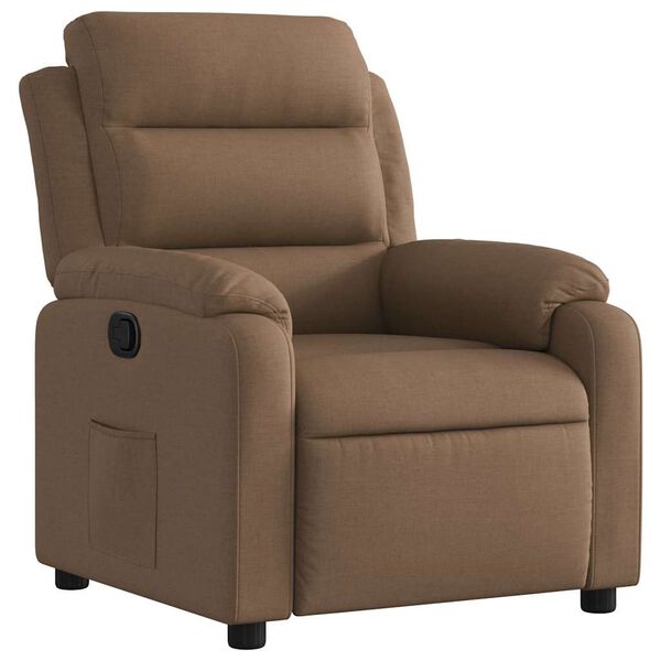 vidaXL Relaxsessel Braun Stoff
