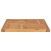 vidaXL Tischplatte Massivholz Teak 70&times;70&times;2,5 cm