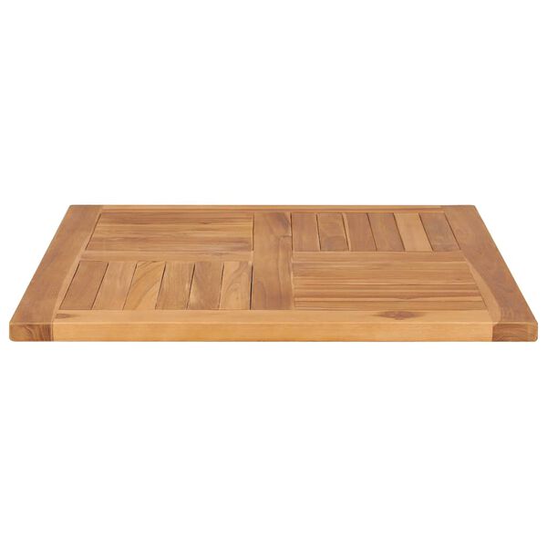 vidaXL Tischplatte Massivholz Teak 70&times;70&times;2,5 cm