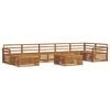 vidaXL Outdoor-Sofagarnitur 8 stk. Natur